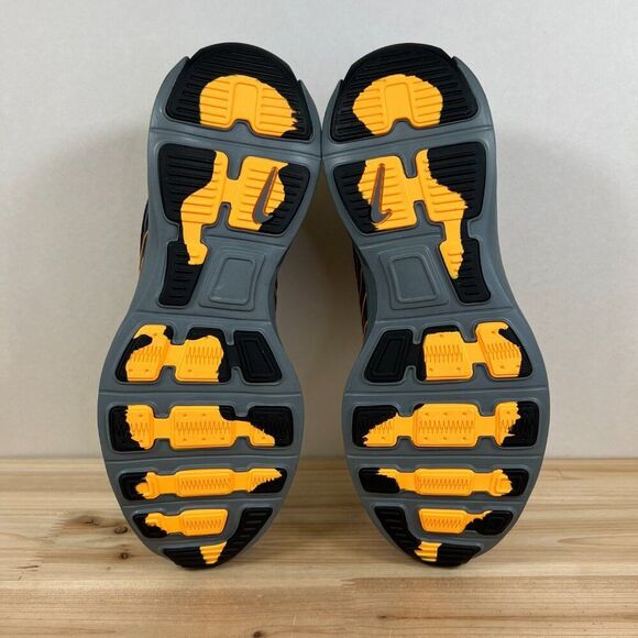 Nike Lunar Roam running shoes Mens 11 Black Smoke Grey Laser Orange NEW in Box - Picture 9 of 12